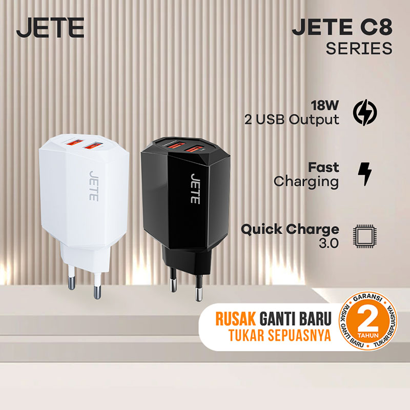 JETE C8 series Travel Charger 4.8A