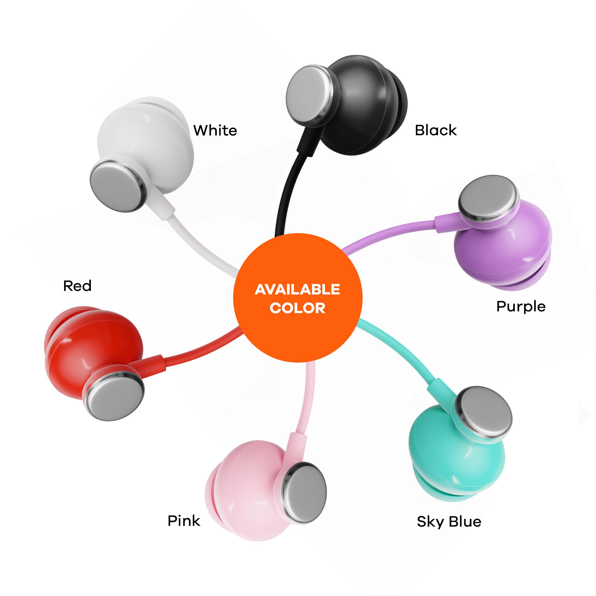 Headset JETE Pomp memiliki beragam pilihan warna