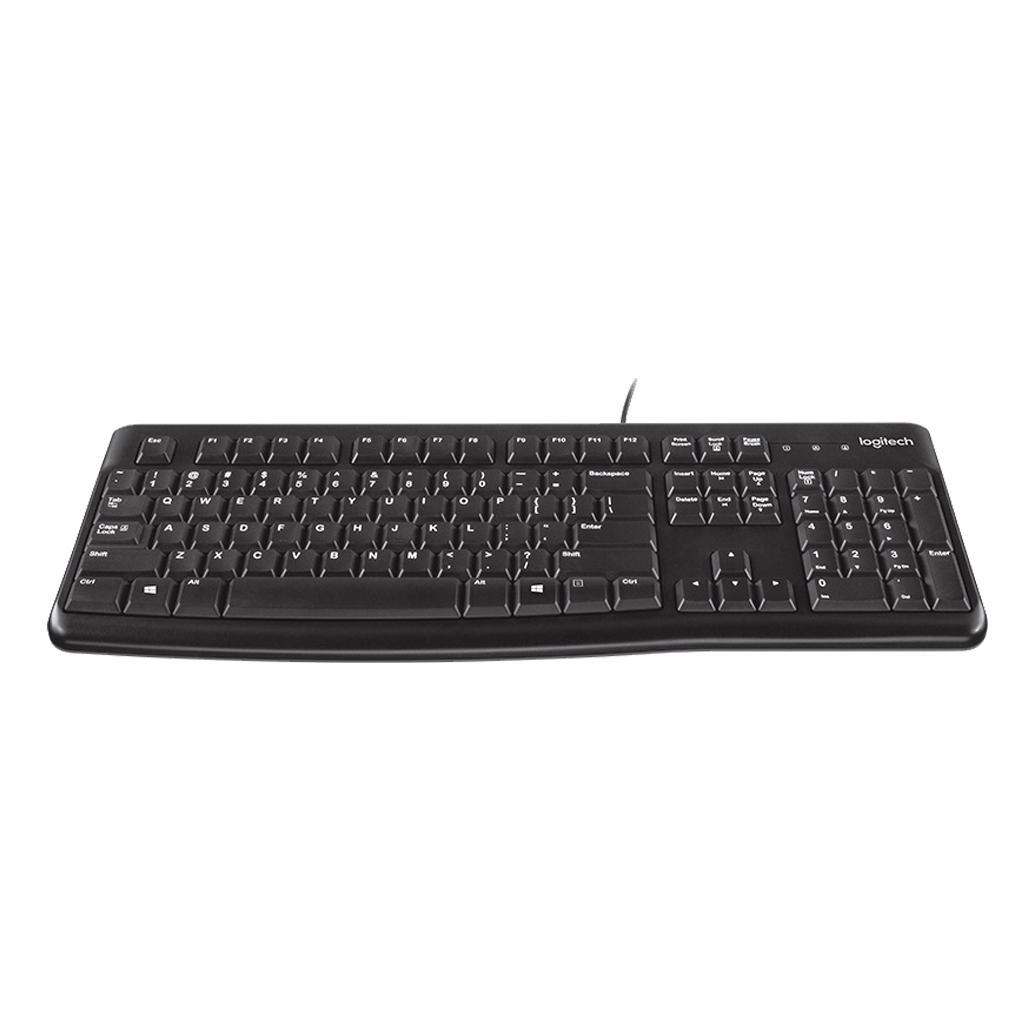 Keyboard Komputer Wired Keyboard Mouse Logitech MK120 
