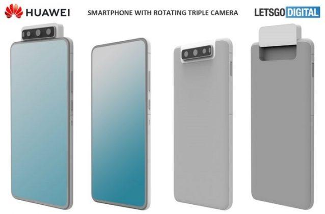Huawei Patenkan Triple Flip Kamera