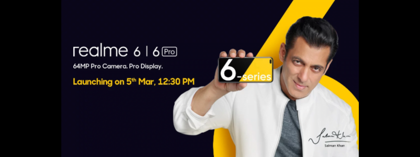 Realme 6 dan 6 Pro Dikonfirmasi Rilis di India 5 Maret