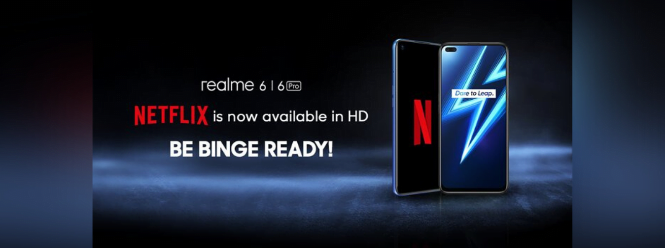 Pembaruan Software, Realme 6 Dapat Dukungan HD untuk Netflix