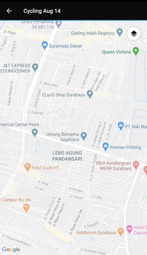 Cara set Rute Lari atau Bersepeda Dengan Aplikasi Garmin Connect