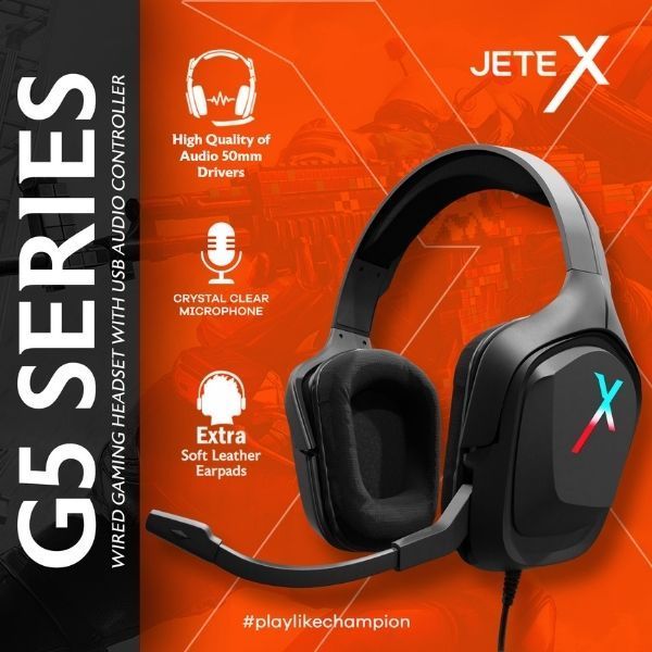 Headset Gaming JETE G5, harga headset gaming, earphone gaming, headset gaming murah, headphone gaming