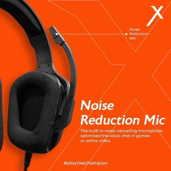 Headset Gaming JETEX G5 Pro Series with Noice Reduction Mic