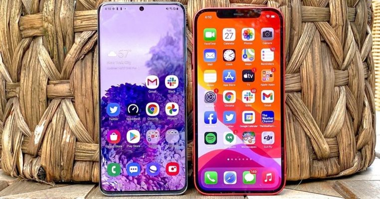 apple iphone 12 vs samsung galaxy s21