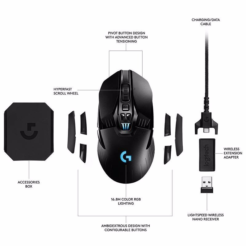 Logitech G703 Hero Lightspeed Wireless Mouse Gaming