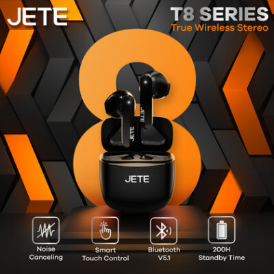 JETE T8 Series Earphone TWS terbaik