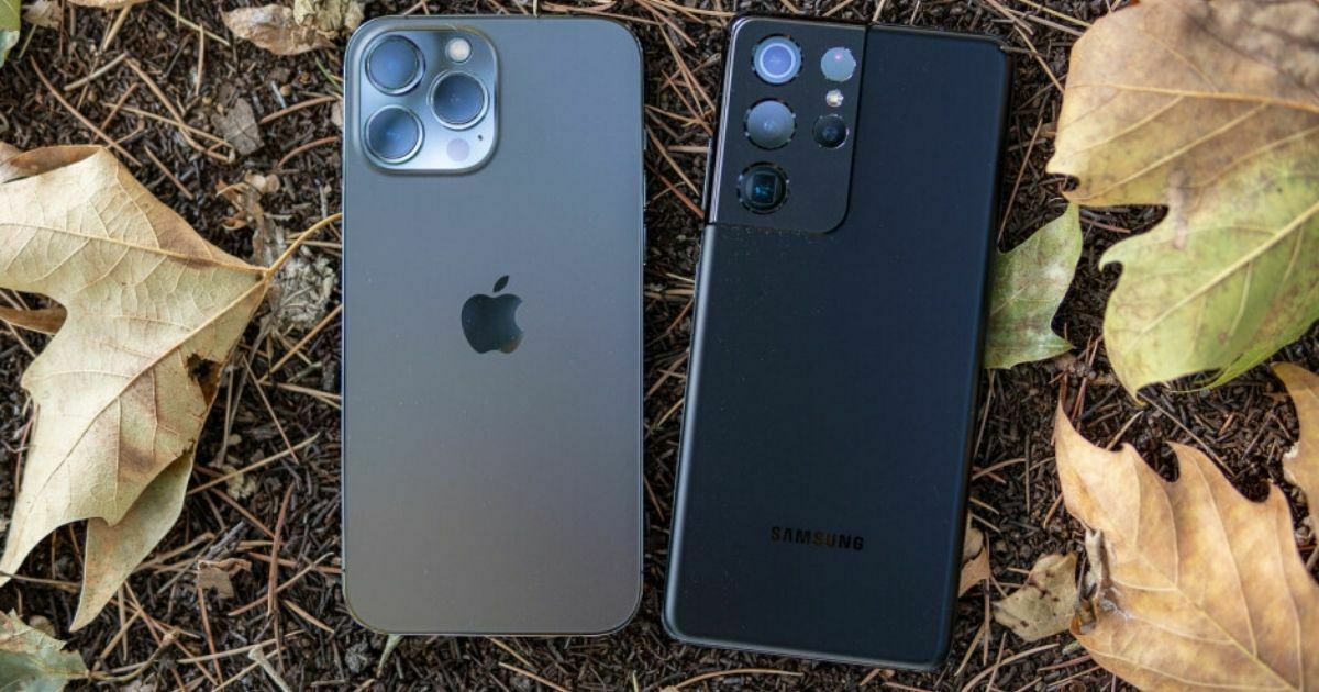 iphone 13 vs samsung s21 ultra, iphone 13, samsung s21 ultra (2)
