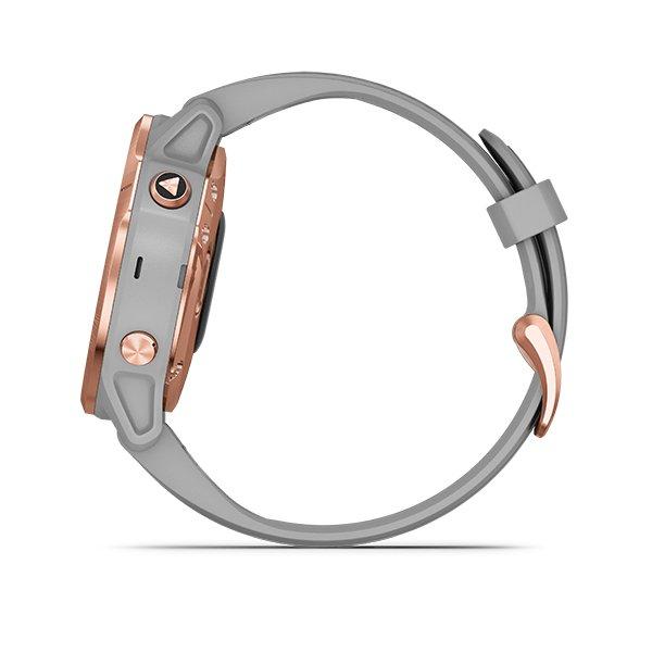 Garmin fenix 6S Rose Gold-tone with Powder Gray Band - Doran Gadget