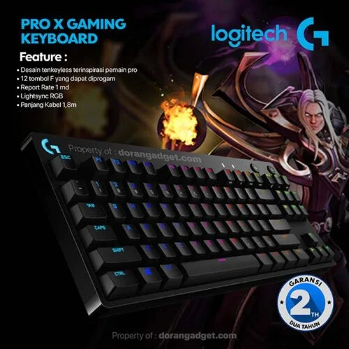Logitech G Pro X Mechanical Keyboard Gaming