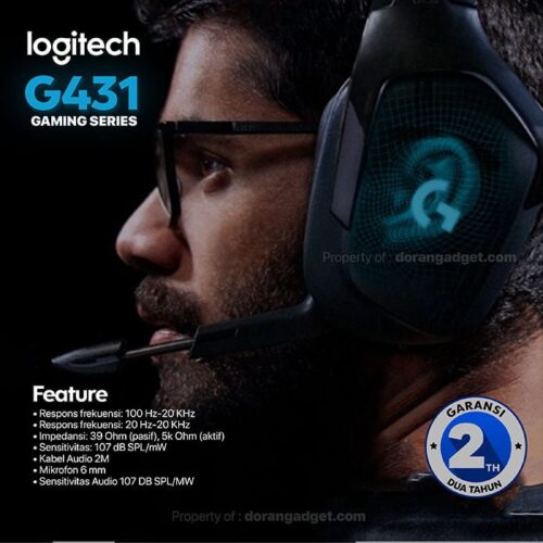 Logitech G431 7.1 Surround Gaming Headset
