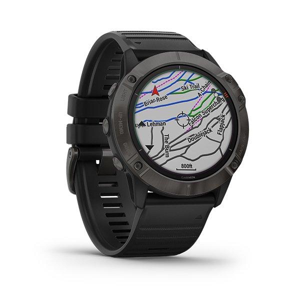 Garmin fenix 6X Pro Solar with Black Band - Jam Tangan Garmin