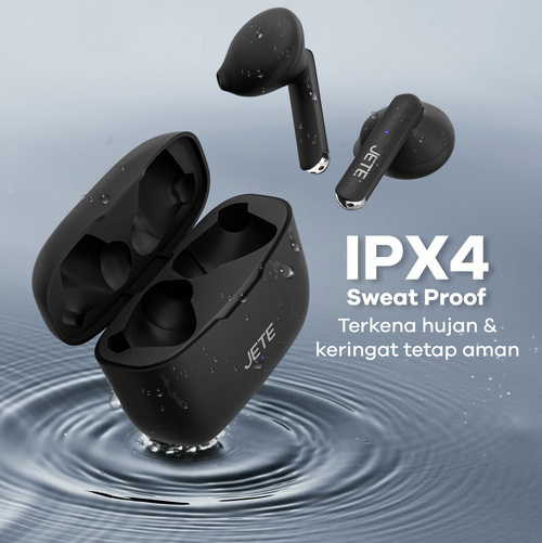 JETE T10 Series Headset Bluetooth TWS with IPX4 Sweat proof