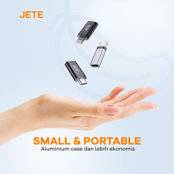 JETE OTG Type C to Lightning small & portable
