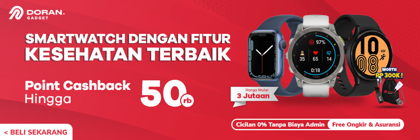 Promo Smartwatch Kesehatan Terbaik | Doran Gadget