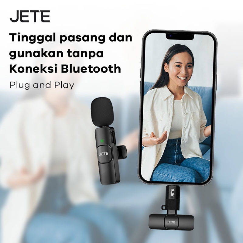JETE Kabel OTG Type C to Lightning For CO1 Plug and Play