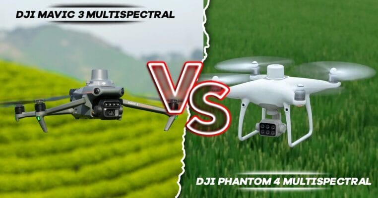 DJI Mavic 3 Multispectral vs DJI Phantom 4 Multispectral untuk Pemetaan