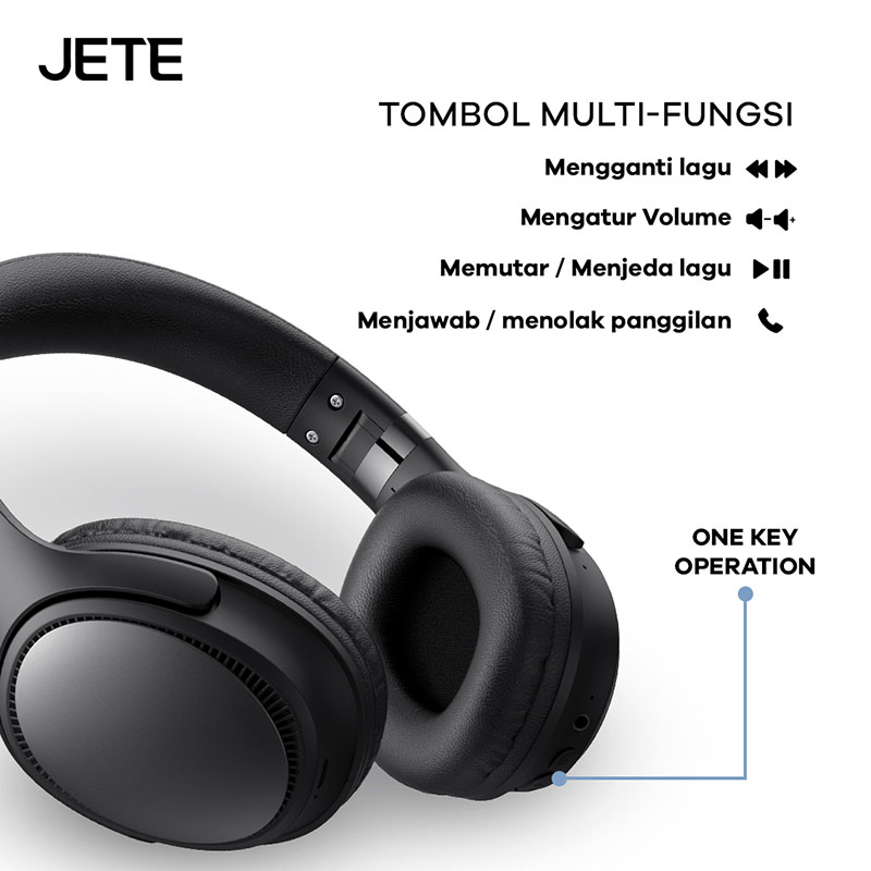 Headphone Wireless JETE-08 Pro Series with one key operation