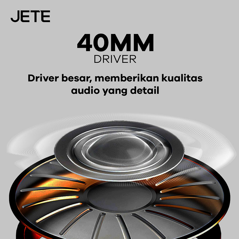Headphone Wireless JETE-08 Pro Series dengan 40mm