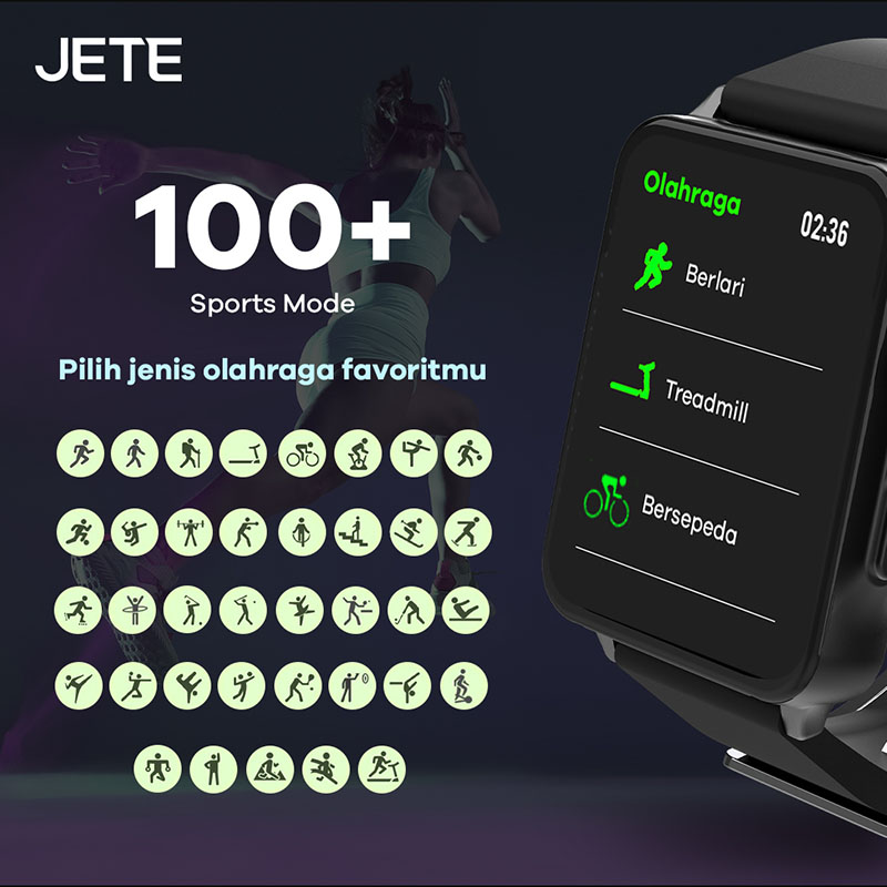 Smartwatch JETE FR12 100+ Sport Mode