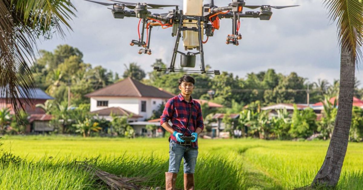 manfaat drone untuk pertanian