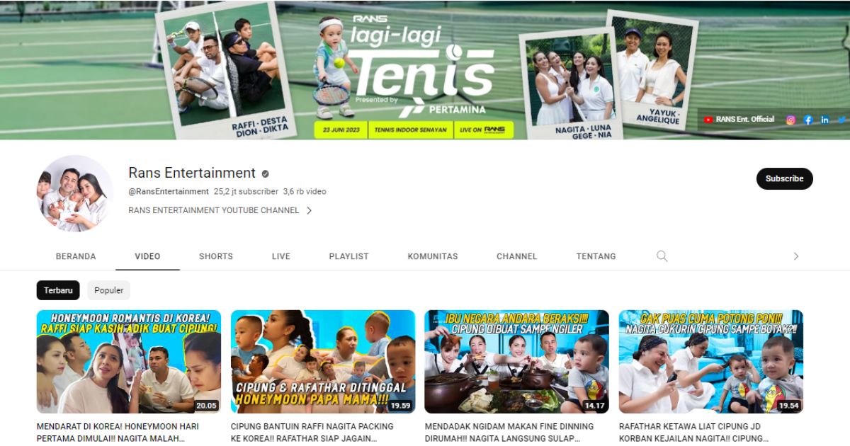 Youtuber Indonesia - Rans Entertainment