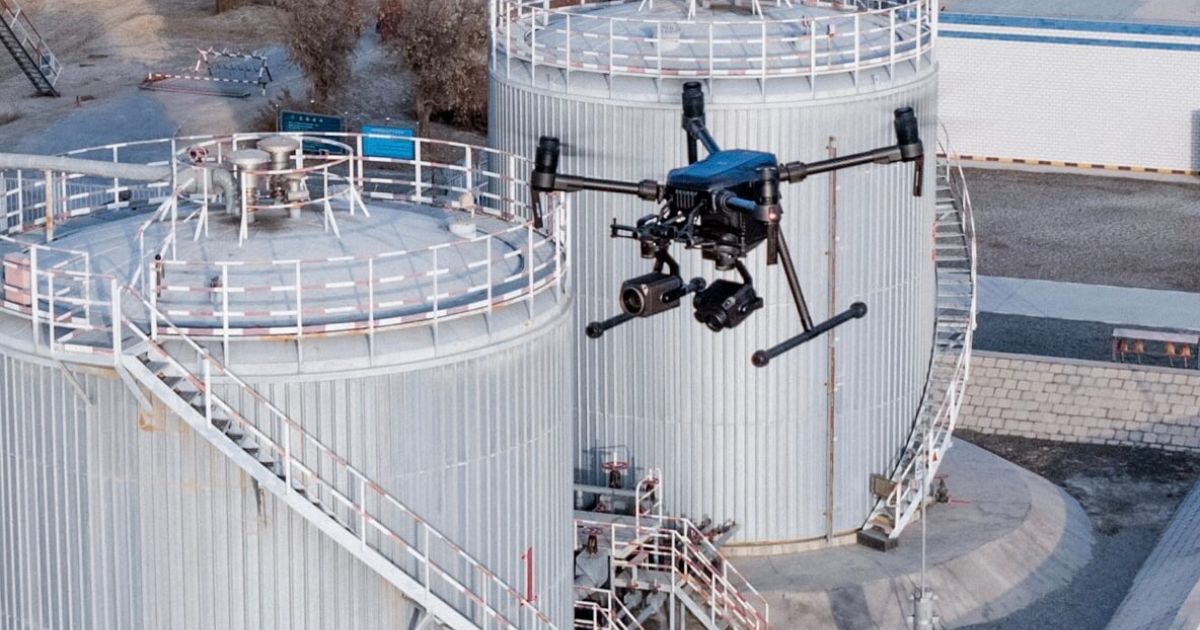 drone untuk industri minyak dan gas