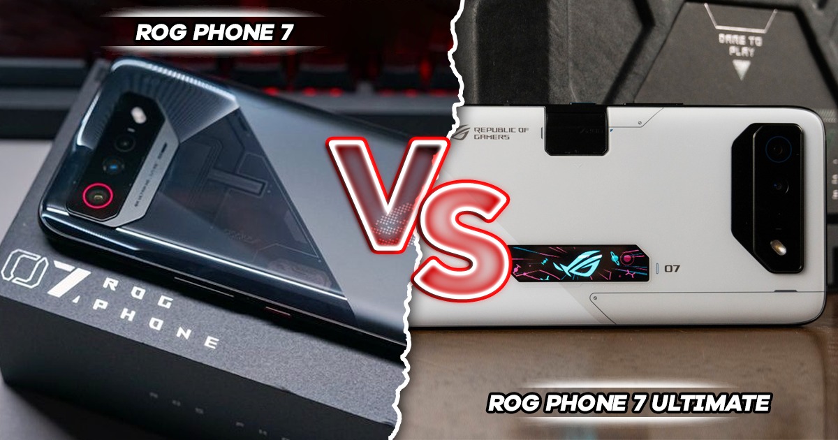 Asus ROG Phone 7 vs ROG Phone 7 Ultimate