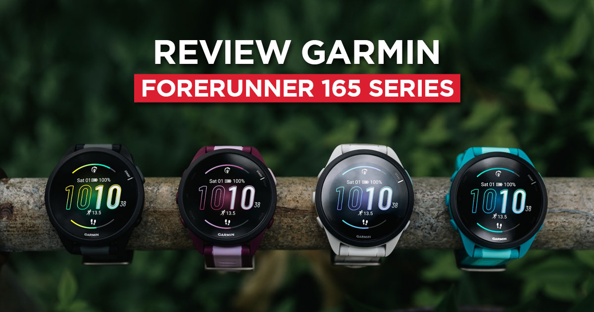 Review Garmin Forerunner 165 Series - FI