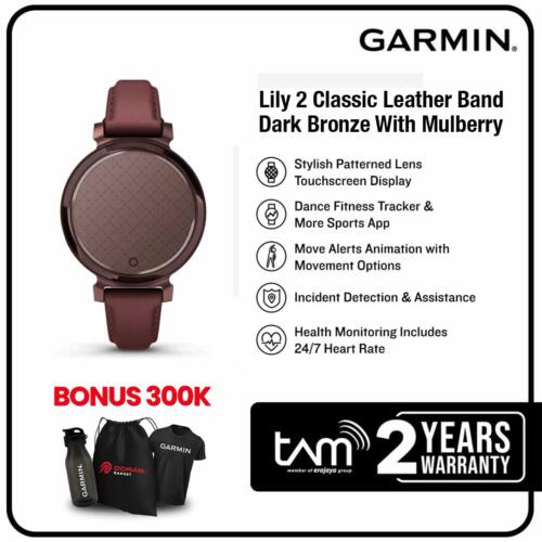 Jual Garmin Lily 2 Classic Dark Bronze With Mulberry