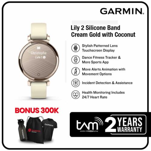 Jual Garmin Lily 2 Cream Gold With Coconut
