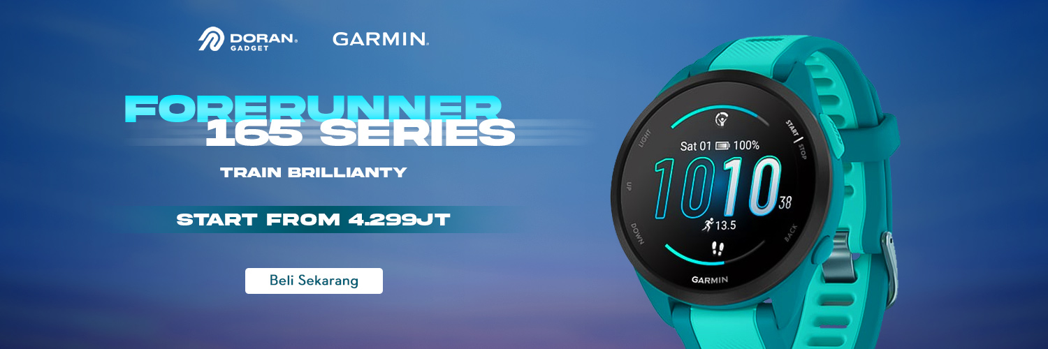 Slider banner garmin forerunner 165 - 1500x500