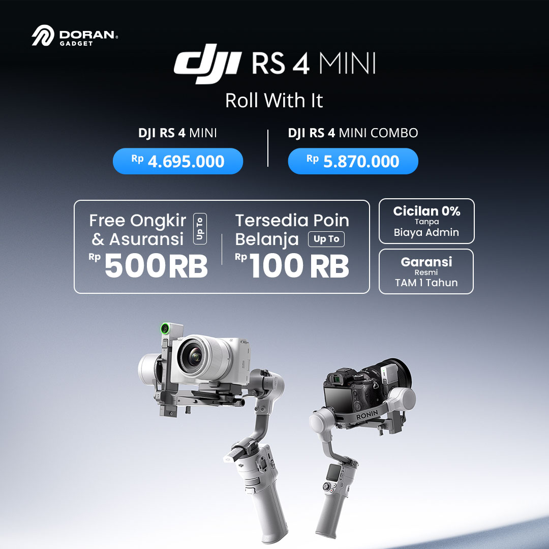 Promo DJI RS 4 Mini Doran Gadget