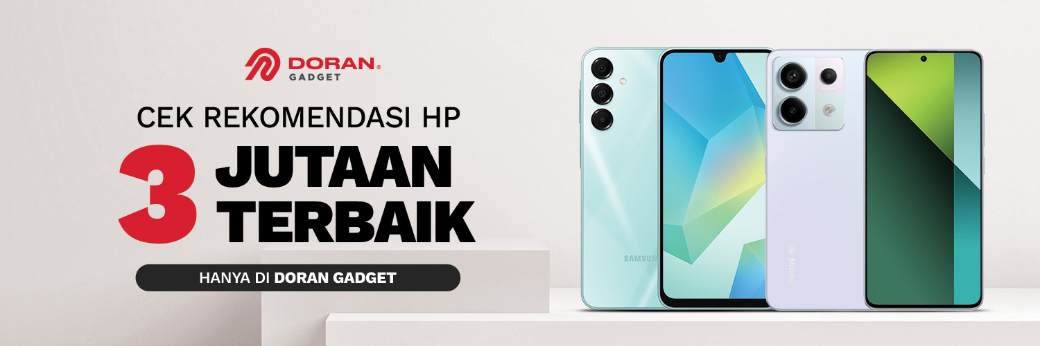 Main Banner REKOMENDASI HP 3 Jutaan