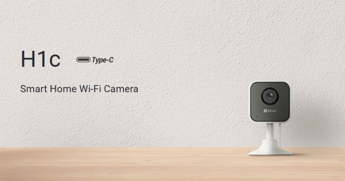 EZVIZ H1C Smart Home Wi-Fi Camera - Header
