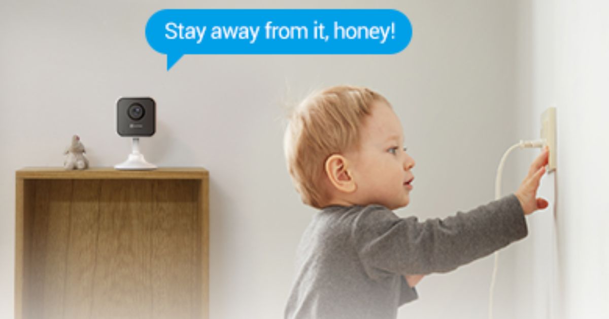 EZVIZ H1C Smart Home Wi-Fi Camera - Mendukung untuk Komunikasi Dua Arah