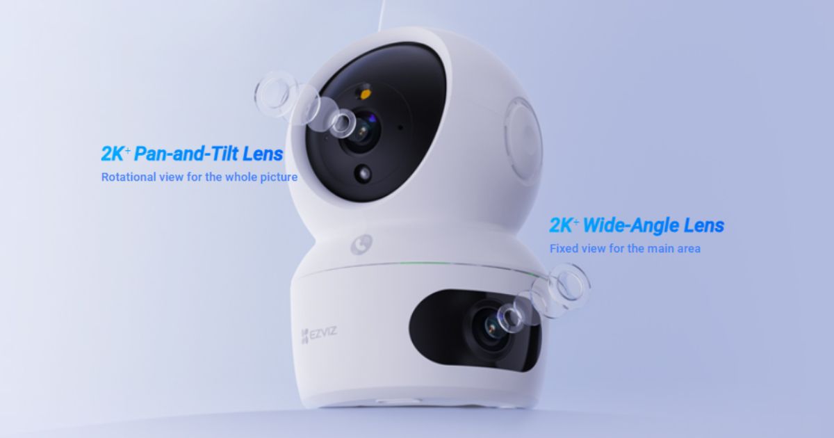 EZVIZ H7C Dual Lens - Lensa Ganda, Perlindungan Ekstra