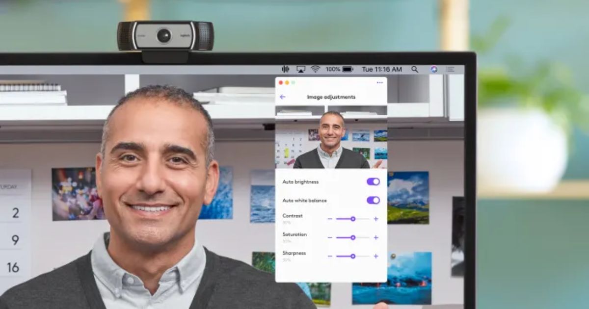 Webcam Logitech C930E Business - Kompatibel dengan Aplikasi Logi Tune Desktop
