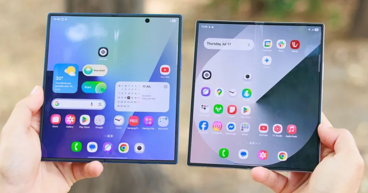 Layar Galaxy Z Fold 7 vs Galaxy Z Fold 6