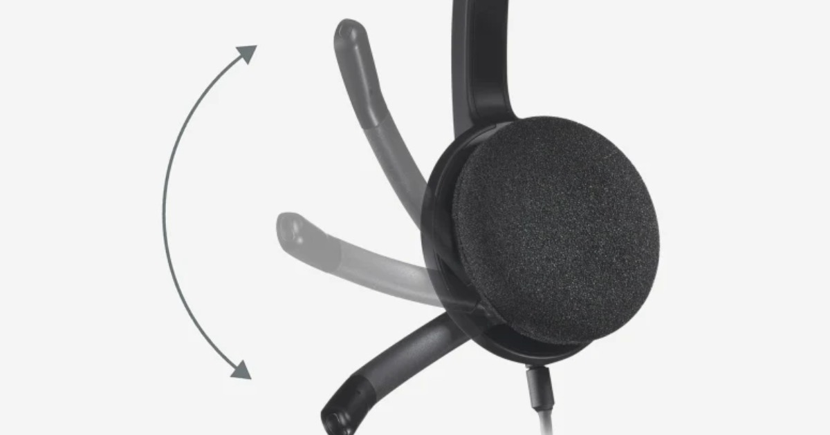 Logitech H340 USB Computer Headset - Redam Suara Bising di Sekitar