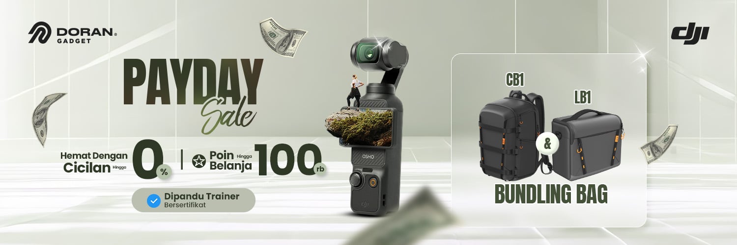 PROMO DJI PAYDAY SALE OSMO POCKET 3 - 1500 x 500