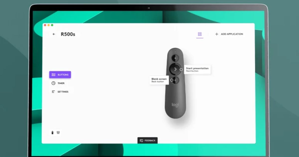 Pointer Logitech R500s - Mudah Diksutomisasi