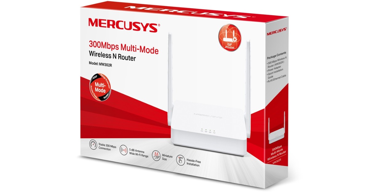 Router Mercusys MW302R - Dukungan Fitur Lainnya