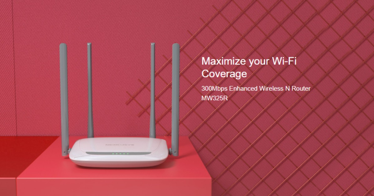 Router Mercusys MW325R - Header