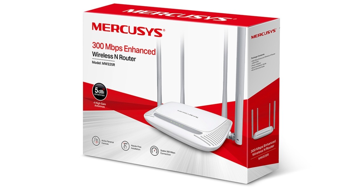 Router Mercusys MW325R - Keamanan Jaringan yang Optimal