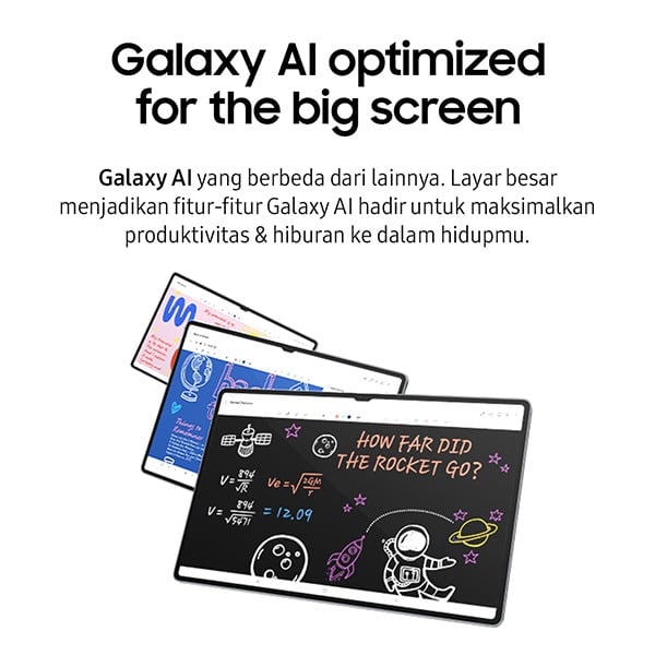 Samsung Galaxy Tab S10 Ultra 5G (12GB/256GB) - Moonstone Gray - Gambar 2