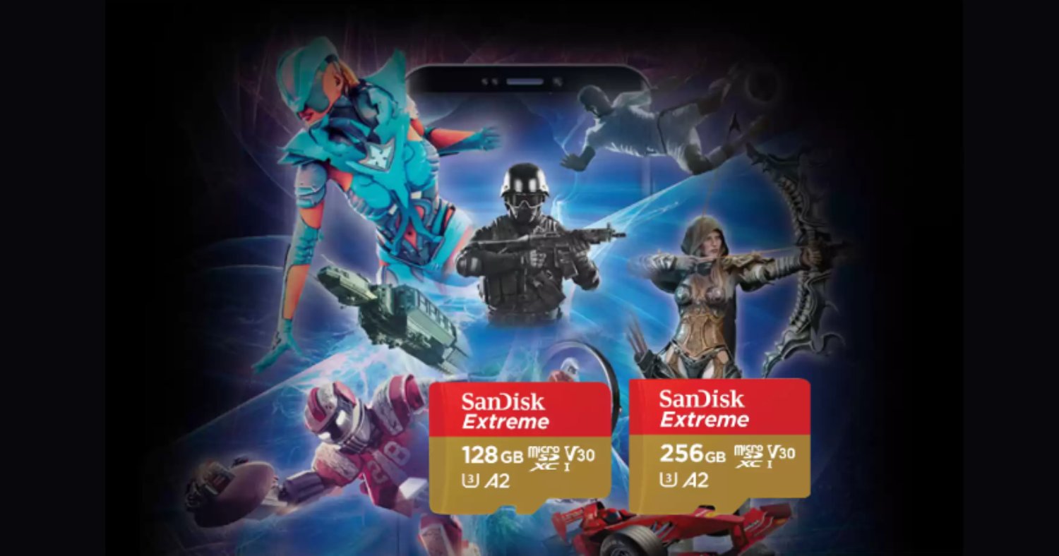 SanDisk Extreme A2 190Mbps for Mobile Gaming