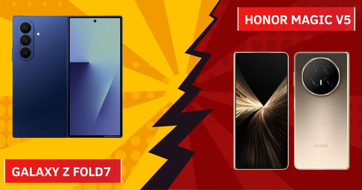 Spesifikas Galaxy Z Fold7 vs Honor Magic V5