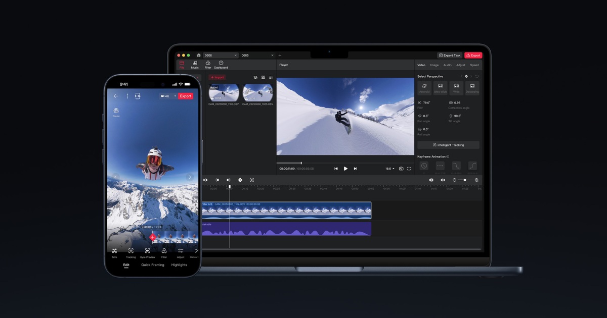 DJI OSMO 360 - Edit Semakin Cepat dan Mudah